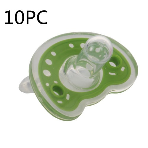 Baby Charm Liquid Silicone Pacifiers, 0-6 Months, Orthodontic Design