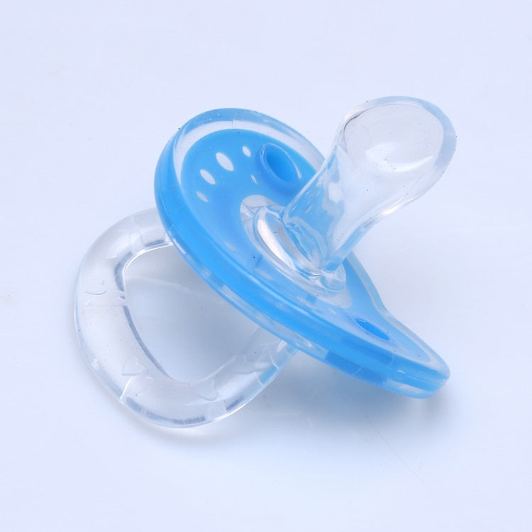 Baby Charm Liquid Silicone Pacifiers, 0-6 Months, Orthodontic Design