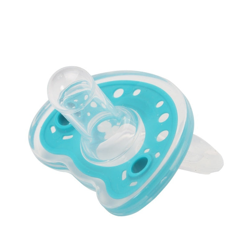 Baby Charm Liquid Silicone Pacifiers, 0-6 Months, Orthodontic Design