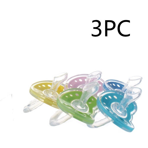 Baby Charm Liquid Silicone Pacifiers, 0-6 Months, Orthodontic Design