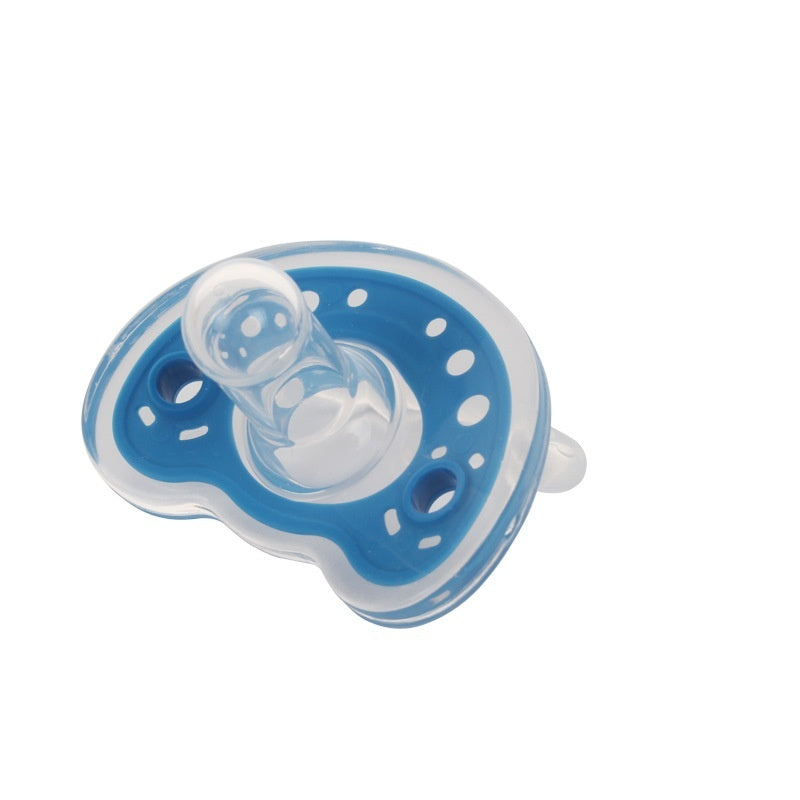 Baby Charm Liquid Silicone Pacifiers, 0-6 Months, Orthodontic Design