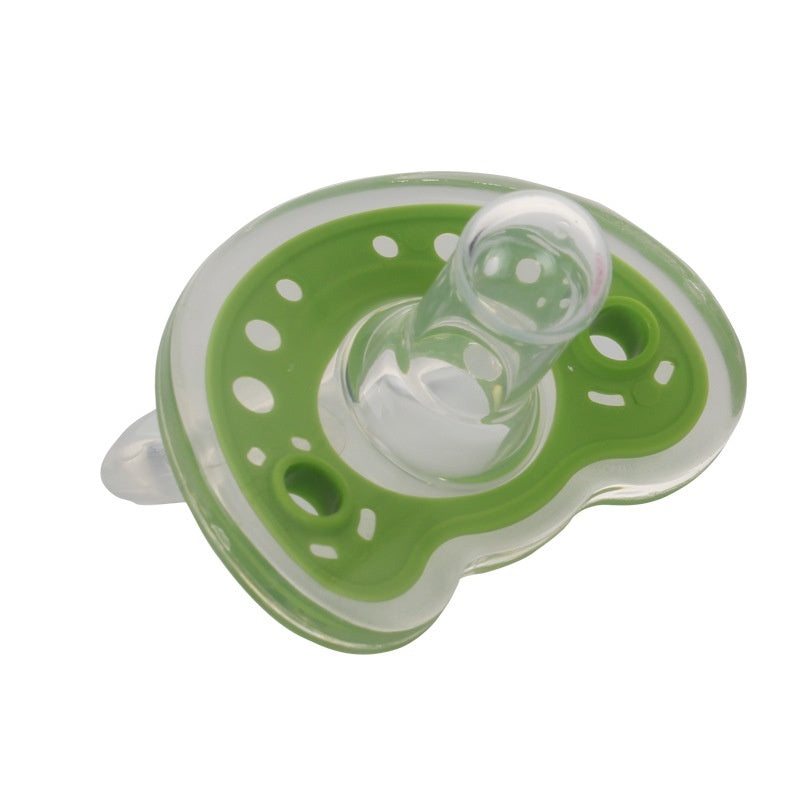 Baby Charm Liquid Silicone Pacifiers, 0-6 Months, Orthodontic Design