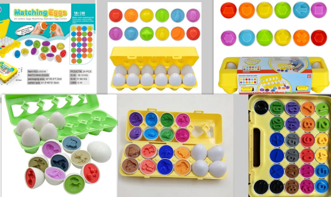 Baby/Toddler Matching Egg Game