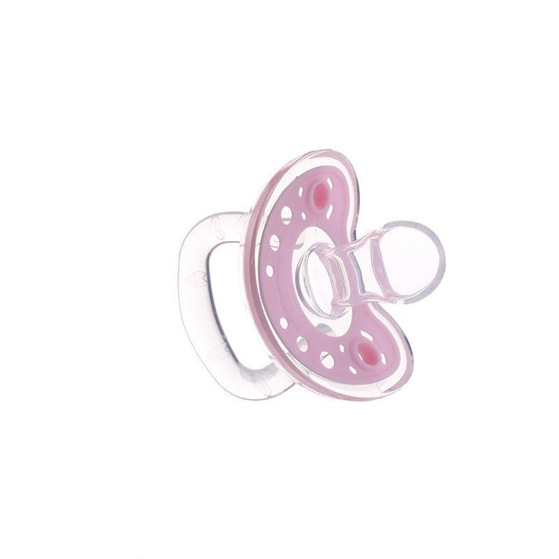 Baby Charm Liquid Silicone Pacifiers, 0-6 Months, Orthodontic Design