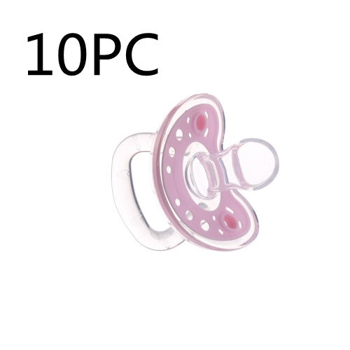 Baby Charm Liquid Silicone Pacifiers, 0-6 Months, Orthodontic Design