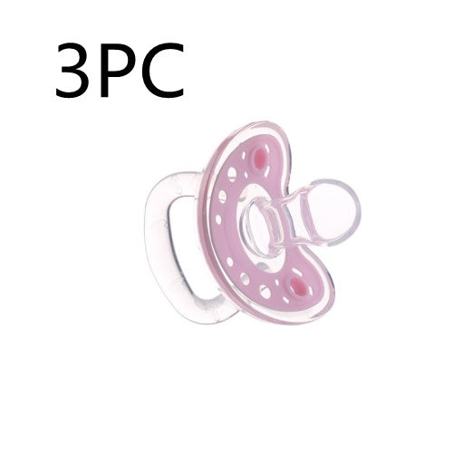 Baby Charm Liquid Silicone Pacifiers, 0-6 Months, Orthodontic Design